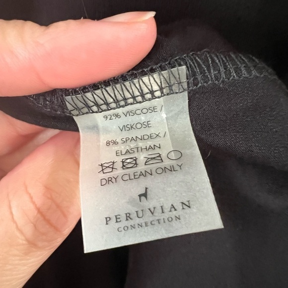 Peruvian Connection Black Knit Sleeveless Twyla
Long Tunic - Size S - NWT - Picture 6 of 7